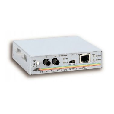 Allied Telesis 100TX to 100FX (ST) Multi-Mode Media Converter network media converter 100 Mbit/s