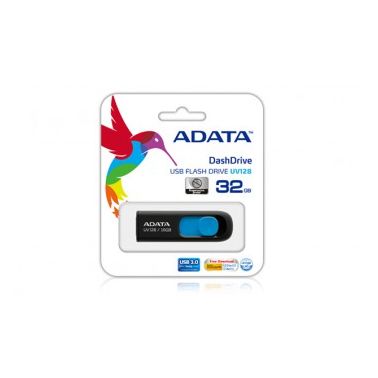 ADATA DashDrive UV128 128GB USB flash drive USB Type-A 3.2 Gen 1 (3.1 Gen 1) Black,Blue