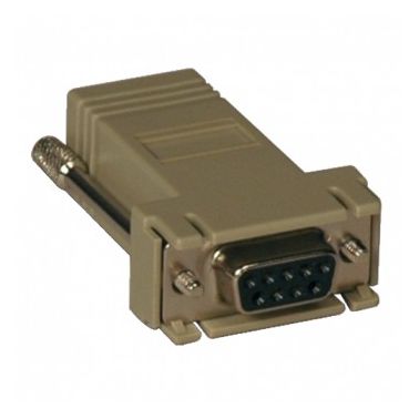 Tripp Lite Modular Serial Adapter Straight-Through Wiring (DB9 F to RJ45 F)