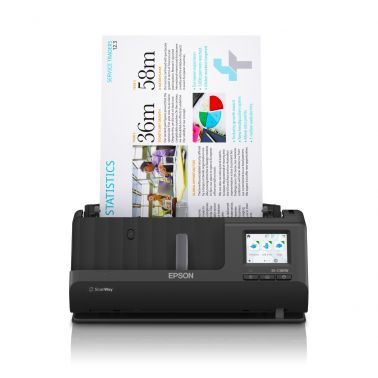 Epson ES-C380W ADF + Sheet-fed scanner 600 x 600 DPI A4 Black