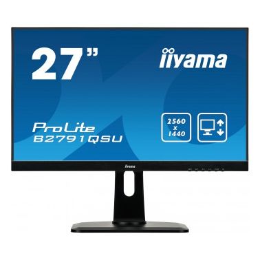 iiyama ProLite B2791QSU-B1 computer monitor 68.6 cm (27") 2560 x 1440 pixels Quad HD LED Black