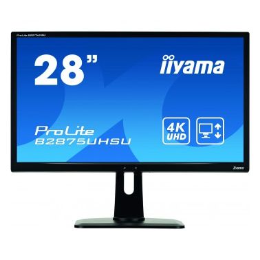 iiyama ProLite B2875UHSU-B1 computer monitor 71.1 cm (28") 3840 x 2160 pixels 4K Ultra HD LED Flat Matt Black