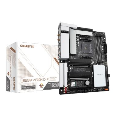 Gigabyte B550 VISION D-P AMD Socket AM4 ATX DisplayPort/HDMI Dual 2.5G LAN M.2 USB 3.2 Type-C Wi-Fi 