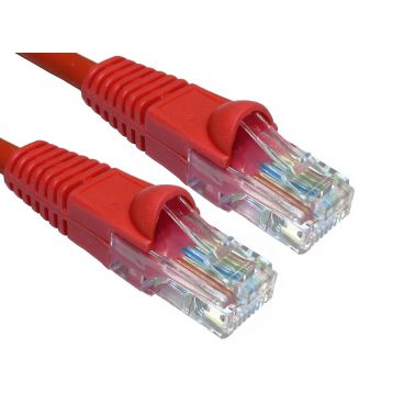 Cables Direct B6-502R networking cable Red 2 m Cat6 U/UTP (UTP)