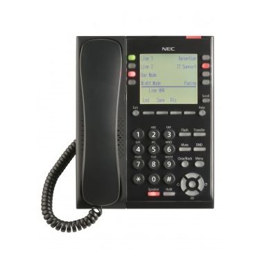 NEC SL2100 IP phone Black Wired handset LCD