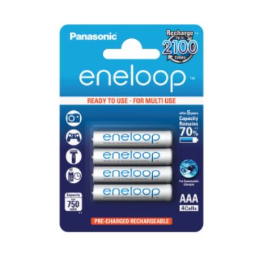 Panasonic 750mAh AAA Rechargeable battery Nickel-Metal Hydride (NiMH)