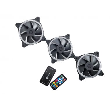 Bitspower BPTA-NTX1218D3 computer cooling system Computer case Fan 12 cm Black 3 pc(s)