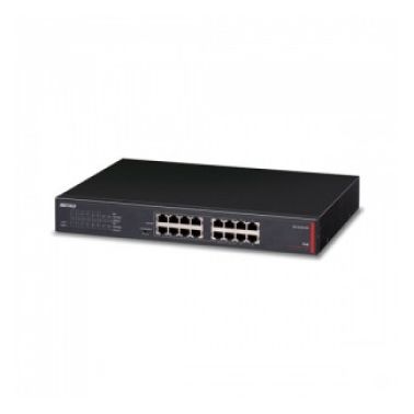Buffalo BS-GU2016P network switch Unmanaged Gigabit Ethernet (10/100/1000) Black Power over Ethernet (PoE)