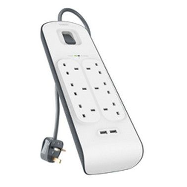 Belkin BSV604AF2M surge protector White 6 AC outlet(s) 2 m