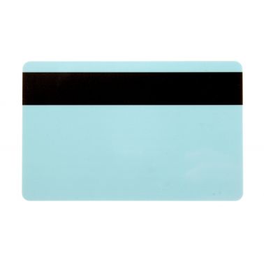 Dyestar Light Blue 760 Micron Plastic Cards With Hi-Co Magnetic Stripe (Pack of 100)