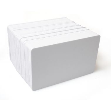 Dyestar Blank White Plastic Cards (Pack of 100)