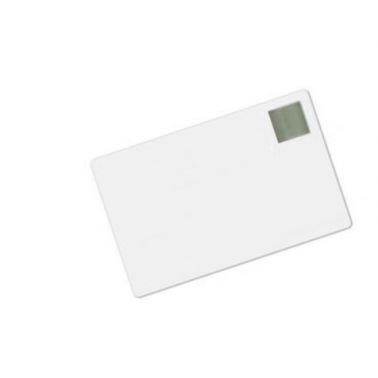 Digital ID Plain White PVC Cards With Silver Holopatch (Pack of 100)