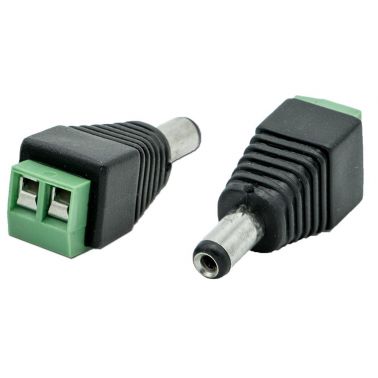 Blupont CCTV 2.1mm DC 12V Male power Adapter - Screw Down