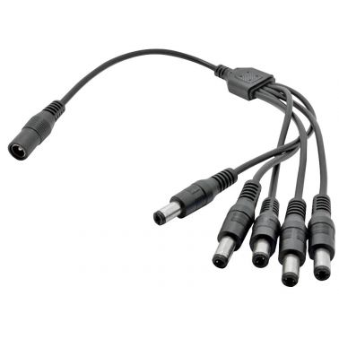 Blupont 5 Way Power Splitter Cable (CCTV)