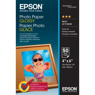 Epson Photo Paper Glossy - 10x15cm - 50 sheets