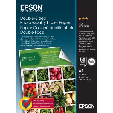 Epson Double-Sided Photo Quality Inkjet Paper - A4 - 50 Sheets