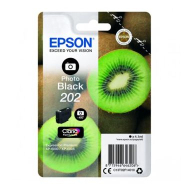 Epson C13T02F14010 (202) Ink cartridge bright black, 400 pages, 4ml