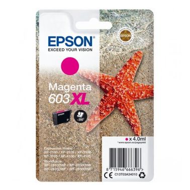 Epson C13T03A34010 (603XL) Ink cartridge magenta, 350 pages, 4ml