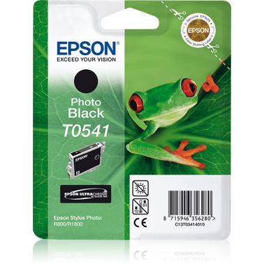 Epson C13T05414010/T0541 Ink cartridge black, 550 pages ISO/IEC 24711 13ml for Epson Stylus Photo R 800