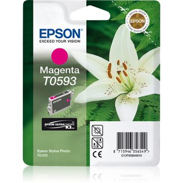 Epson C13T05934010/T0593 Ink cartridge magenta, 520 pages 13ml for Epson Stylus Photo R 2400