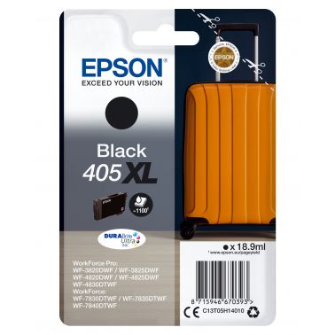 Epson C13T05H14020/405XL Ink cartridge black high-capacity Blister Acustic Magnetic, 1.1K pages 18,9ml for Epson WF-3820/7830