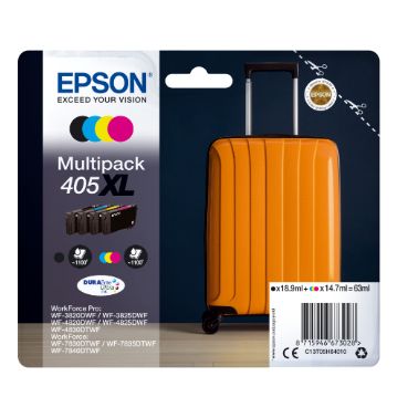 Epson C13T05H64020/405XL Ink cartridge multi pack Bk,C,M,Y high-capacity Blister Acustic Magnetic 18