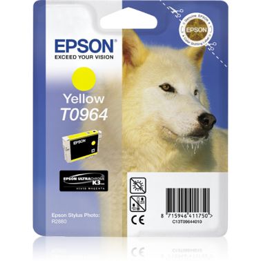 Epson C13T09644010/T0964 Ink cartridge yellow, 890 pages 11,4ml for Epson Stylus Photo R 2880