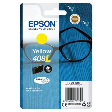 Epson C13T09K44010/408L Ink cartridge yellow high-capacity, 1.7K pages 21,6ml for Epson WF-C 4810