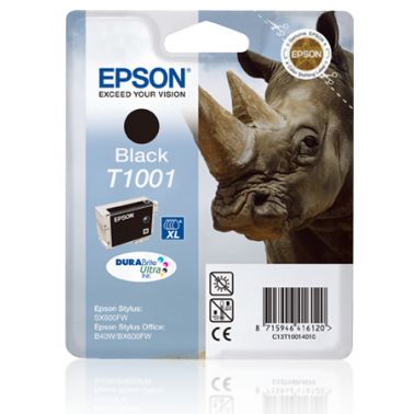 Epson C13T10014010/T1001 Ink cartridge black, 995 pages ISO/IEC 24711 25.9ml for Epson Stylus BX 600/Office B 40 w