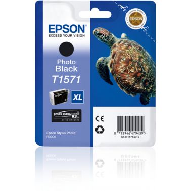 Epson C13T15714010/T1571 Ink cartridge foto black 25,9ml for Epson Stylus Photo R 3000