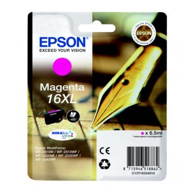 Epson C13T16334012 (16XL) Ink cartridge magenta, 450 pages, 7ml