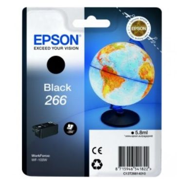 Epson C13T26614010 (266) Ink cartridge black, 260 pages, 6ml