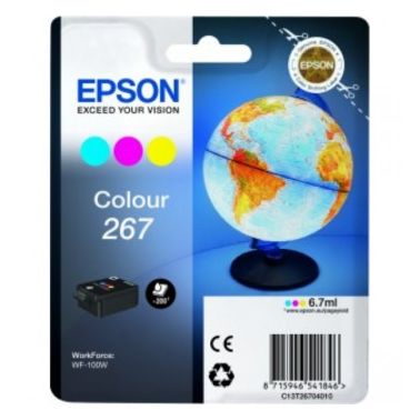 Epson C13T26704010 (267) Ink cartridge color, 200 pages, 7ml