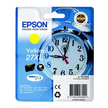 Epson C13T27144012 (27XL) Ink cartridge yellow, 1.1K pages, 10ml