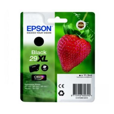 Epson C13T29914012 (29XL) Ink cartridge black, 470 pages, 11ml