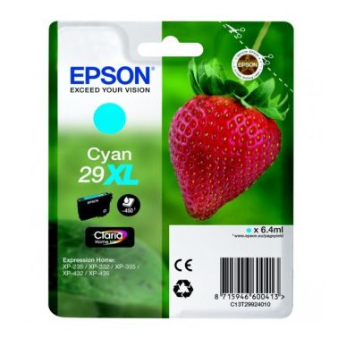 Epson C13T29924012 (29XL) Ink cartridge cyan, 450 pages, 6ml