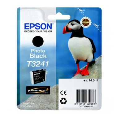 Epson C13T32414010 (T3241) Ink cartridge black, 4.2K pages, 14ml