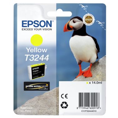 Epson C13T32444010/T3244 Ink cartridge yellow, 980 pages 14ml for Epson SC-P 400