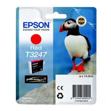 Epson C13T32474010 (T3247) Ink cartridge red, 980 pages, 14ml