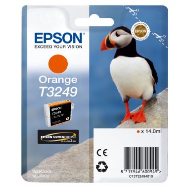 Epson C13T32494010/T3249 Ink cartridge orange, 980 pages 14ml for Epson SC-P 400