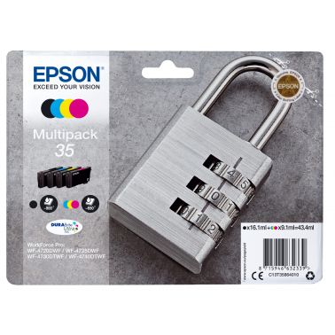 Epson C13T35864010/35 Ink cartridge multi pack Bk,C,M,Y 16,1ml + 3x9,1ml Pack=4 for Epson WF-4720