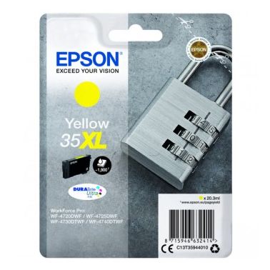 Epson C13T35944010 (35XL) Ink cartridge yellow, 1.9K pages, 20ml