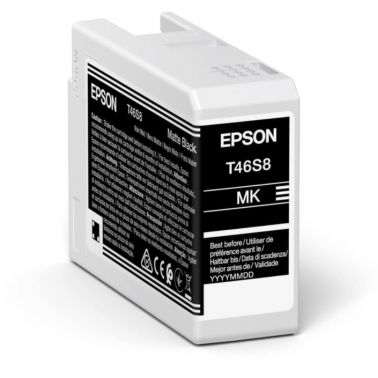 Epson C13T46S800/T46S8 Ink cartridge black matt 25ml for Epson SC-P 700