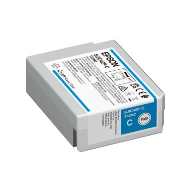 Epson C13T52M240/SJIC-42-P-C Ink cartridge cyan 50ml for Epson CW C 4000 BK/MK