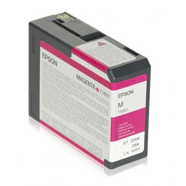 Epson C13T580300/T5803 Ink cartridge magenta 80ml for Epson Stylus Pro 3800