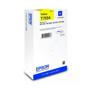 Epson C13T755440 (T7554) Ink cartridge yellow, 4K pages, 39ml