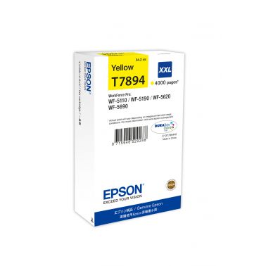 Epson C13T789440/T7894XXL Ink cartridge yellow extra High-Capacity XXL, 4K pages 34ml for Epson WF 5110