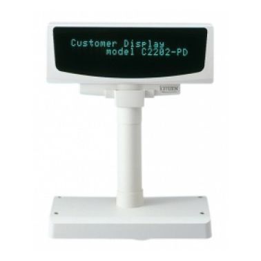 Citizen Citizen Customer Display C2202-PD, kit (RS-232), black, RS-232