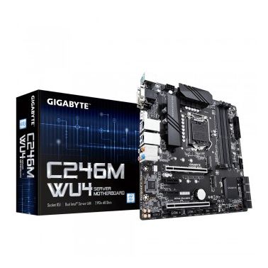 Gigabyte C246M-WU4 server/workstation motherboard LGA 1151 (Socket H4) Micro ATX Intel C246 Express