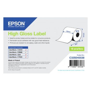 Epson C33S045538 Format-etikettes